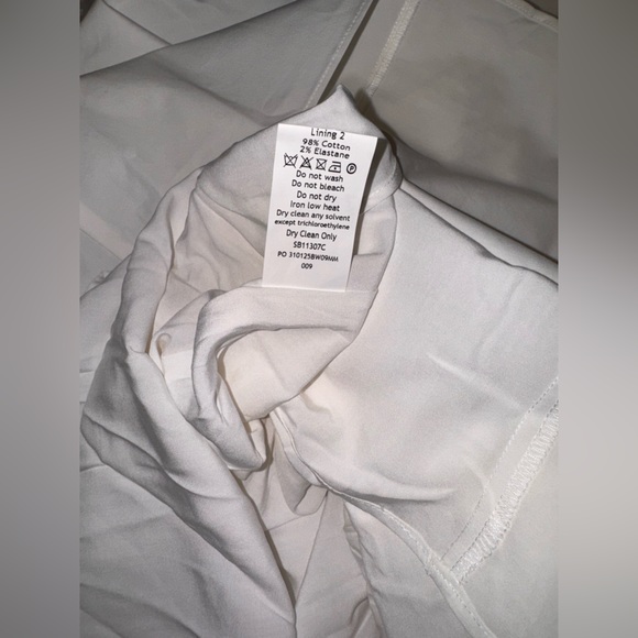 NWOT House of CB DOLLY White Stretch Cotton A-Line Midi Sundress sz L - Picture 11 of 12